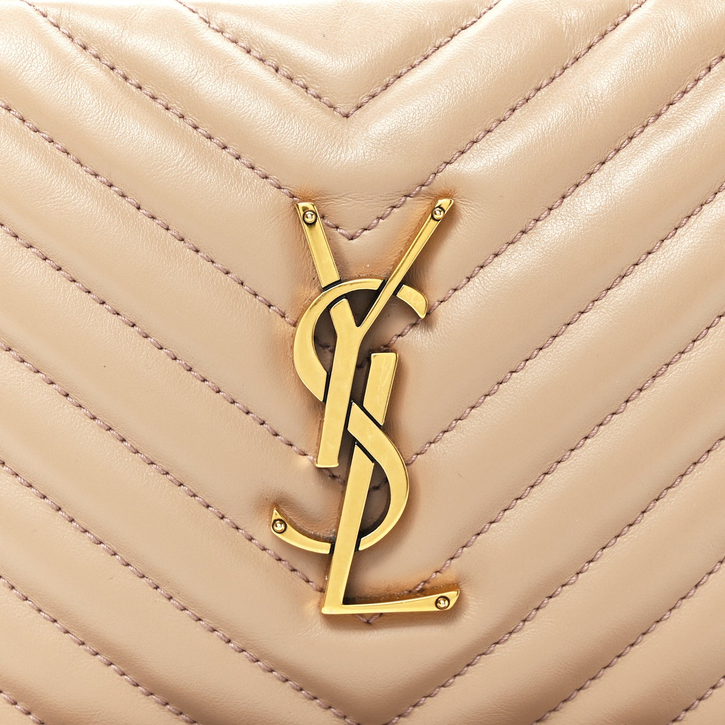 Calfskin Matelasse Monogram Lou Camera Bag Dark Beige