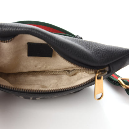 Gucci Grained Calfskin Small Logo Belt Bag Black 5 of 10