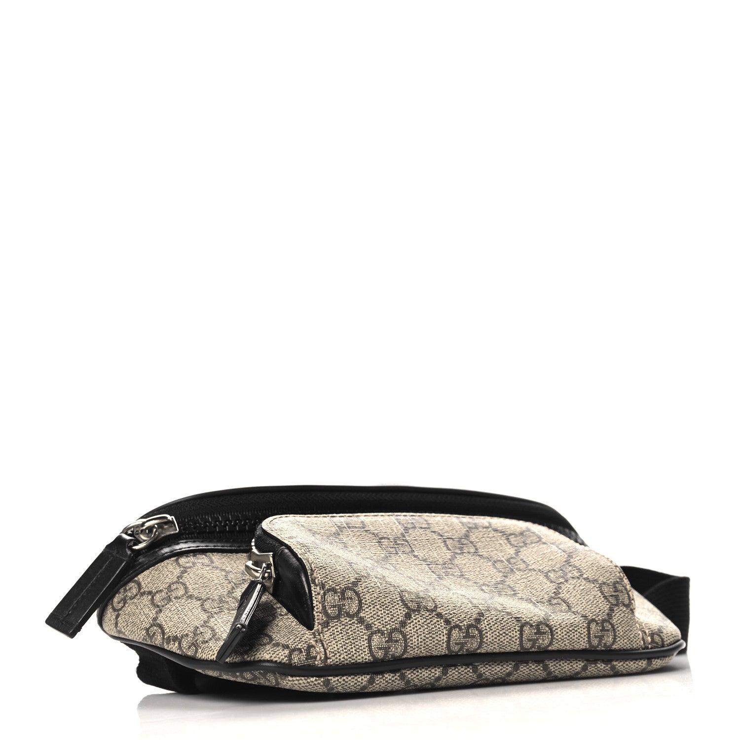 Gucci GG Supreme Monogram Belt Bag Black 4 of 11