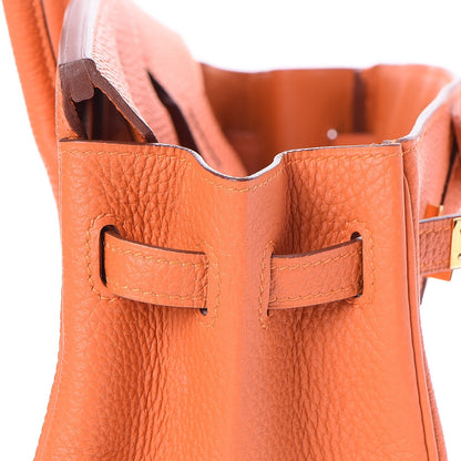 Hermes Togo Birkin 25 Orange 23 of 30