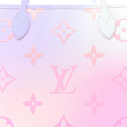 Louis Vuitton Monogram Giant Spring In The City Neverfull MM Sunrise Pastel 9 of 12