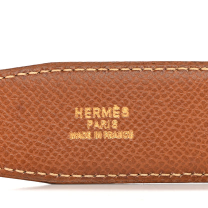 Hermes Box Epsom 32mm Constance H Belt 70 28 Black Gold 5 of 11