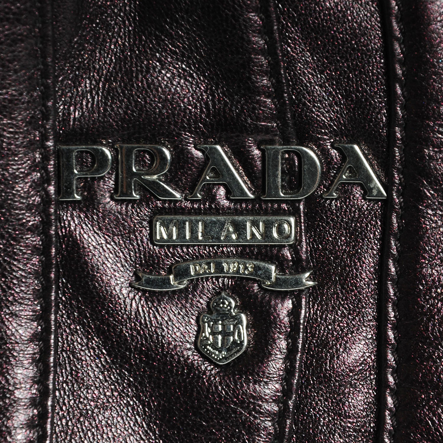 Prada Nappa Mordore Stripes Shoulder Bag Ribes 5 of 10