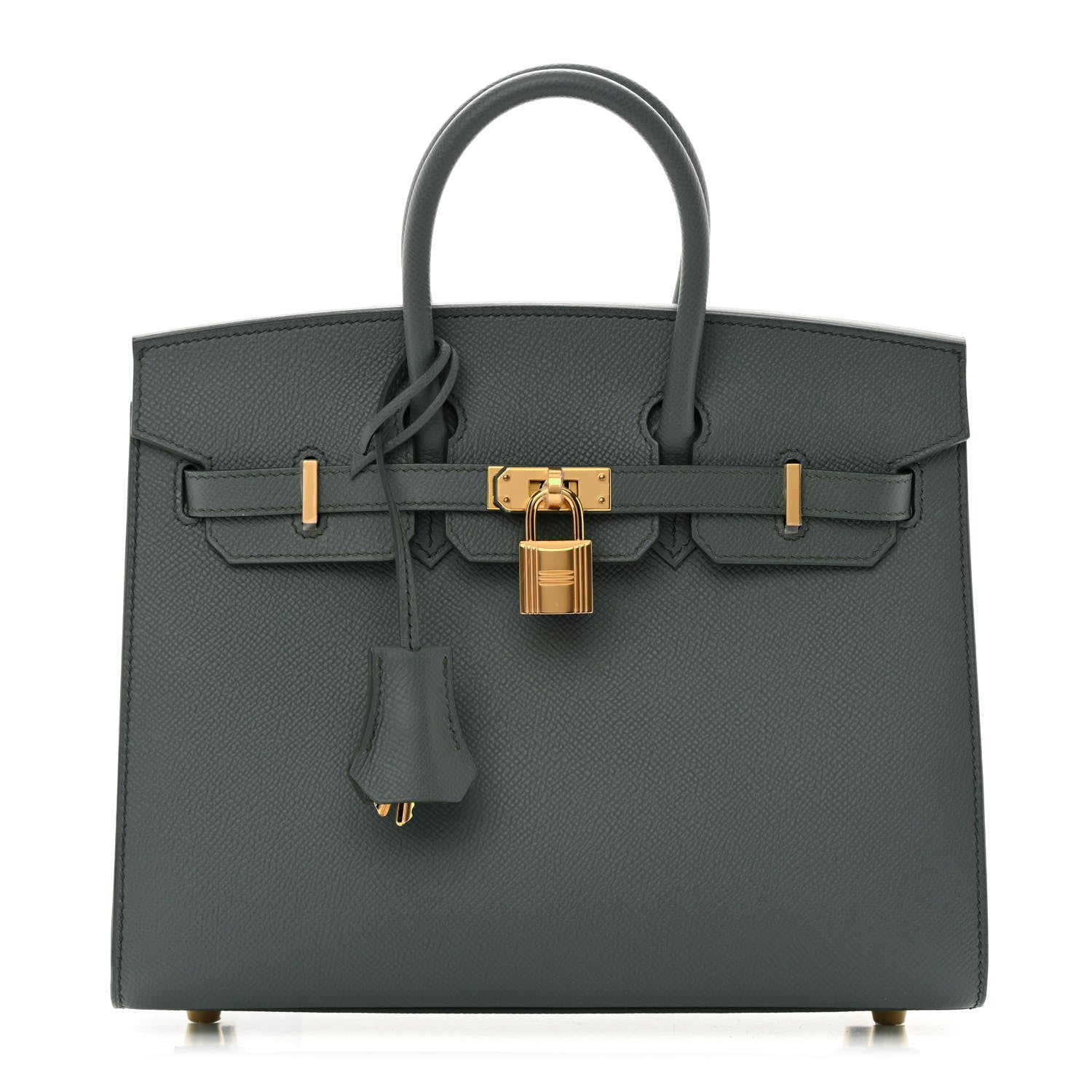 Hermes Epsom Birkin Sellier 25 Vert Amande 1 of 17