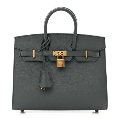 Hermes Epsom Birkin Sellier 25 Vert Amande 1 of 17