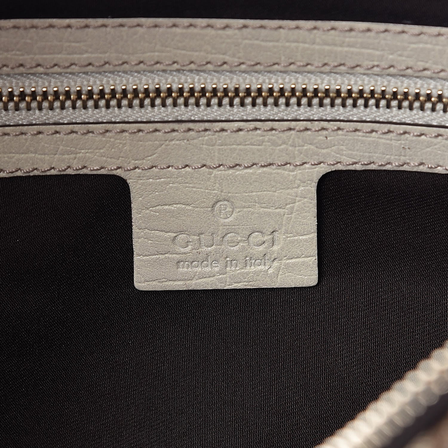 Gucci Monogram Medium Horsebit Chain Hobo Off White 6 of 10