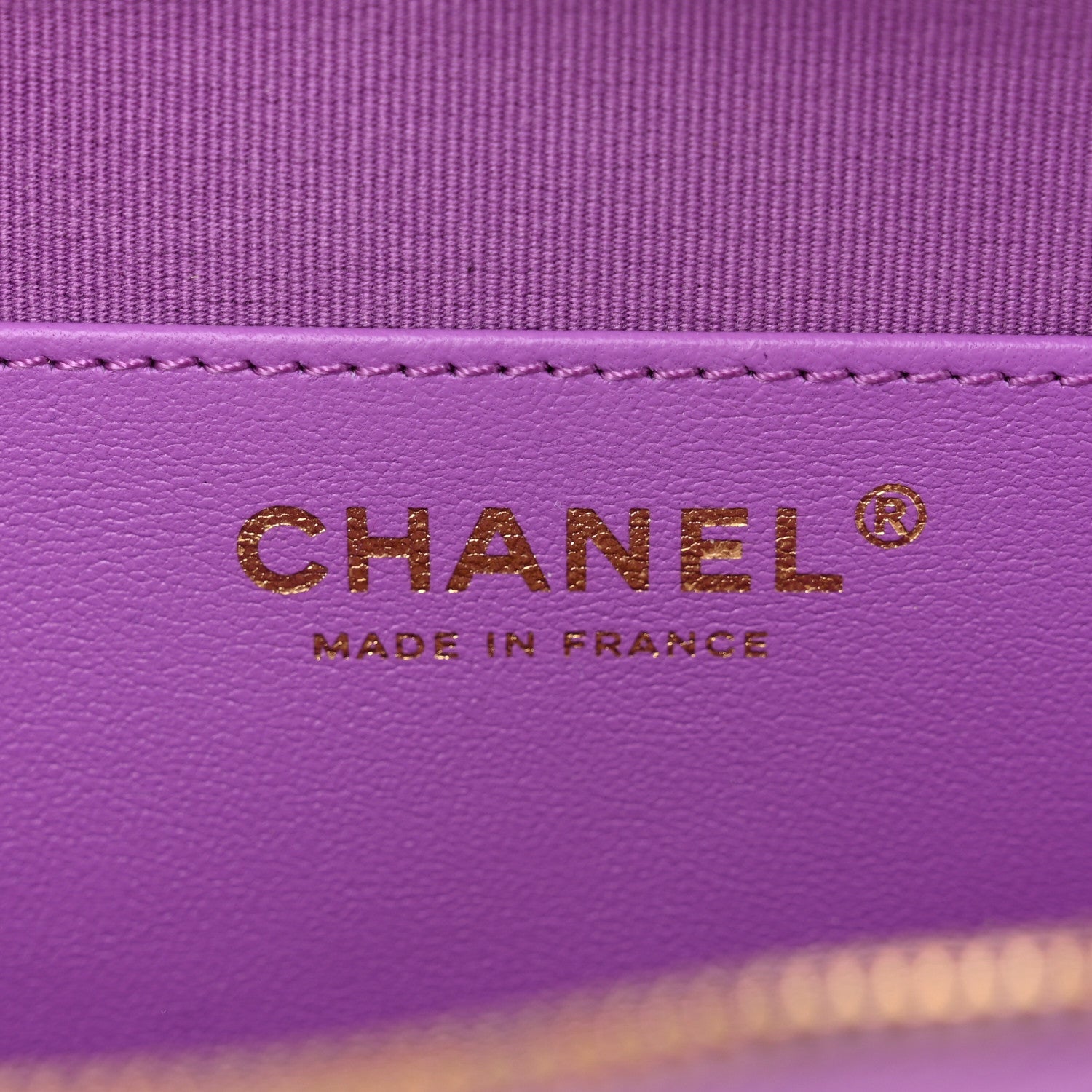 Chanel Lambskin Quilted CC In Love Heart Bag Purple 6 of 10