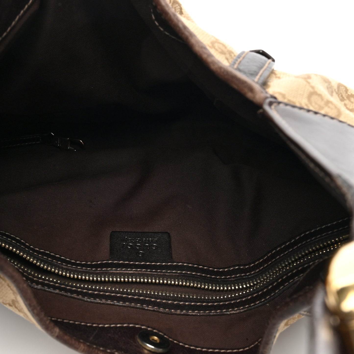 Monogram Large Horsebit 85th Anniversary Hobo Dark Brown