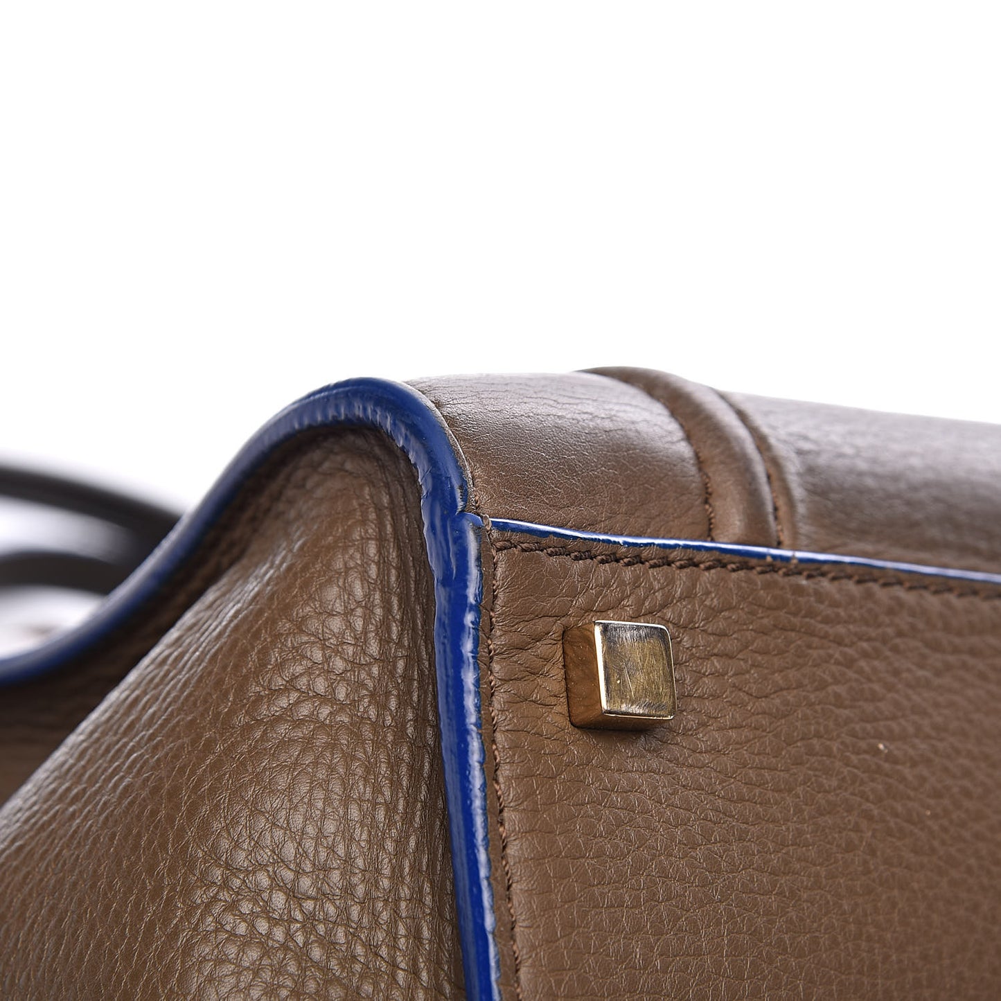 Baby Grained Calfskin Medium Phantom Luggage Khaki