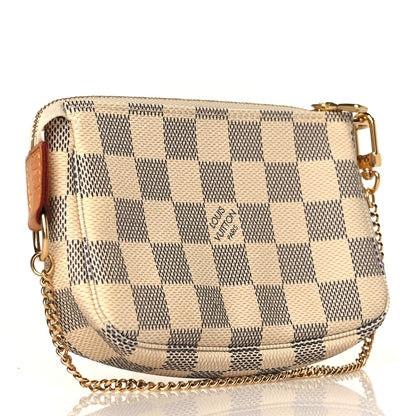Louis Vuitton Damier Azur Mini Pochette Accessories 3 of 9