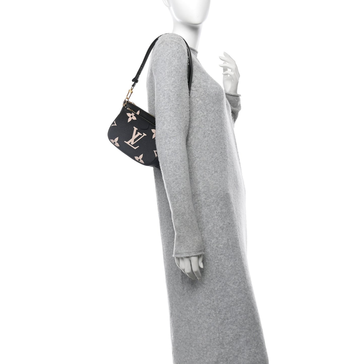 Empreinte Monogram Giant Multi Pochette Accessories Black Beige