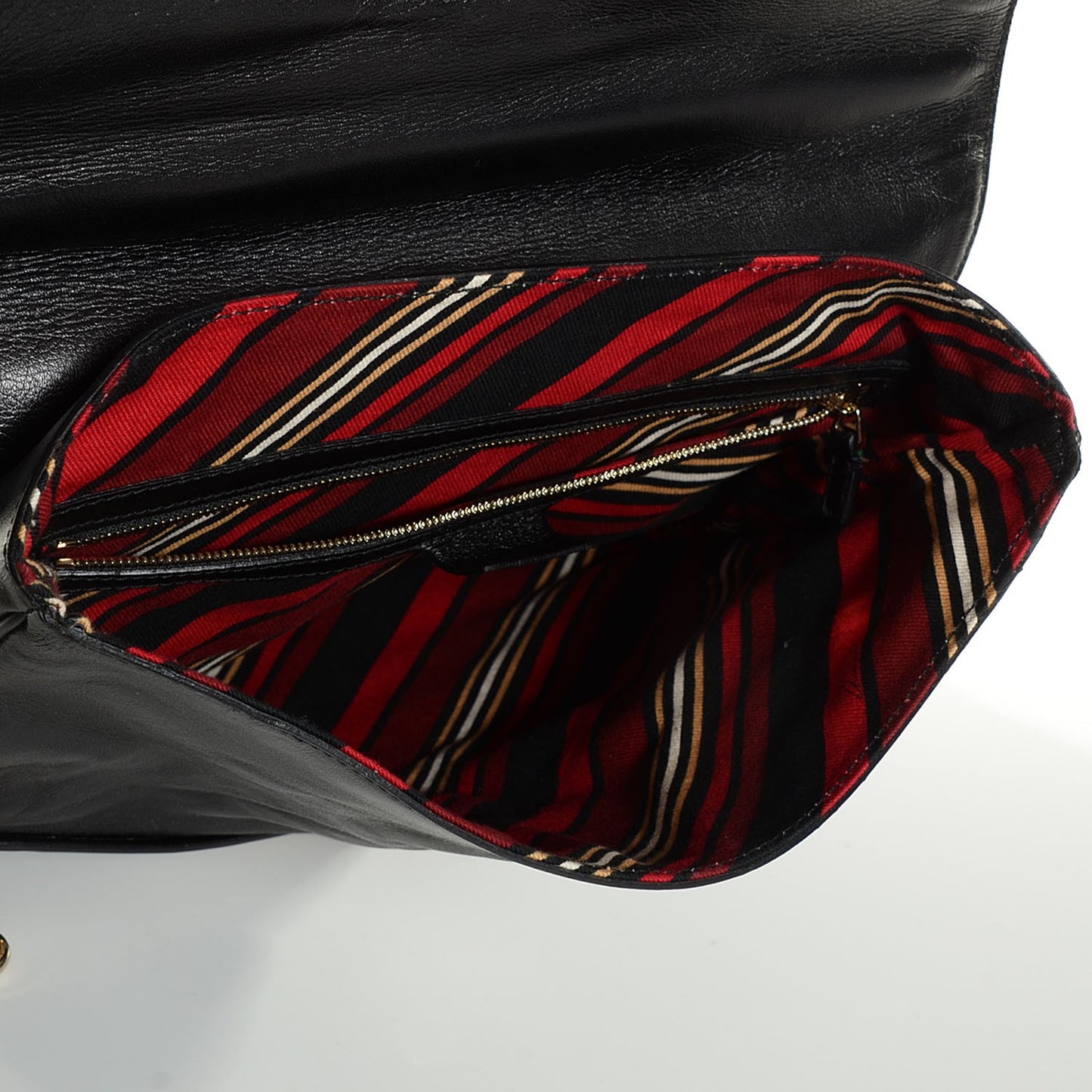 Calfskin Britt Messenger Bag Black