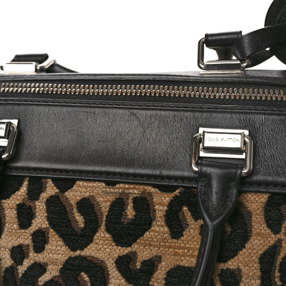 Louis Vuitton Jacquard Velvet Leopard Print Stephen Sprouse Speedy 9 of 9