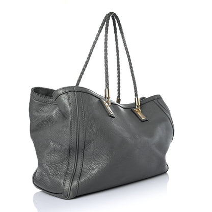 Gucci Pebbled Calfskin Medium Bella Tote Grey 2 of 5