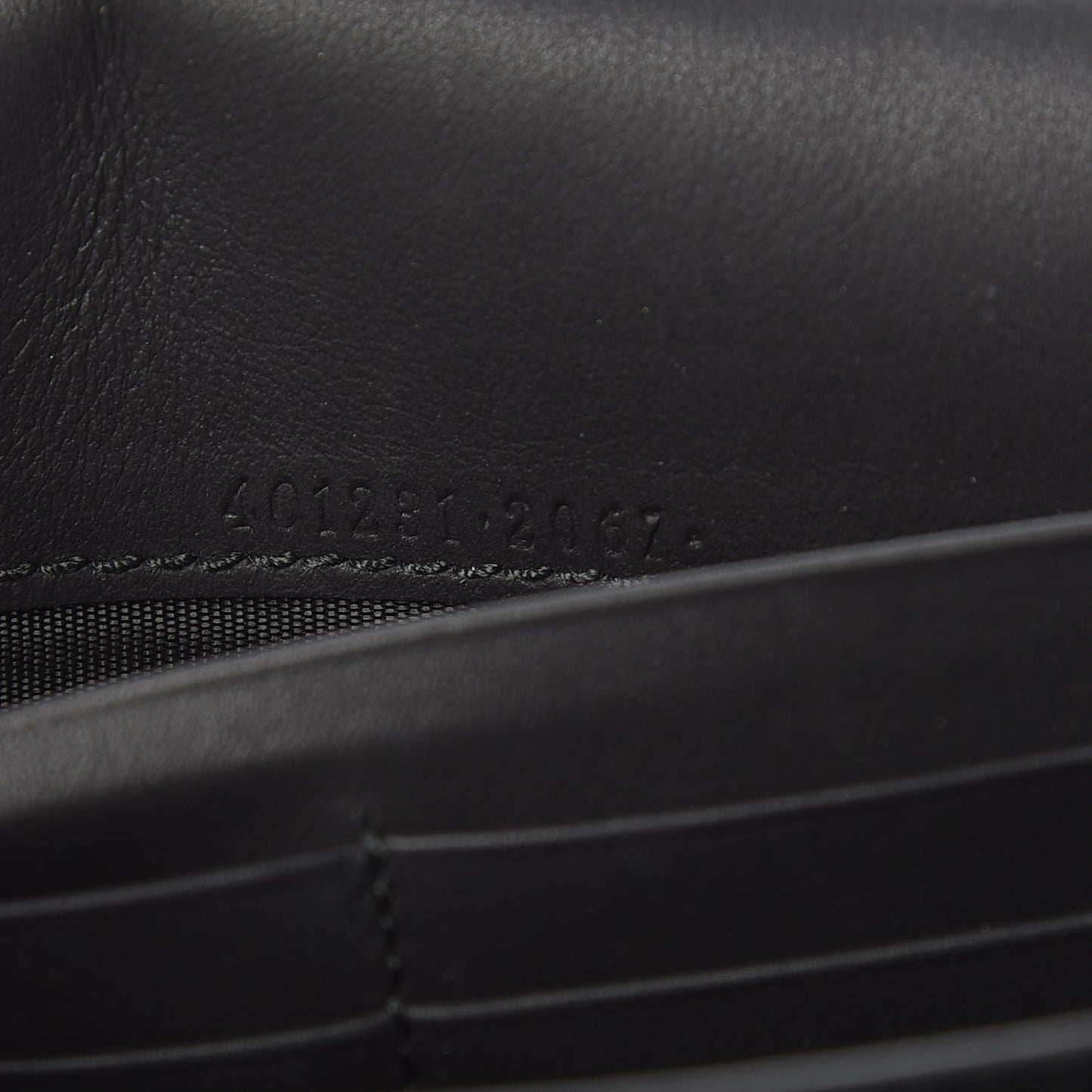 Suede Mini Dionysus Chain Wallet Black
