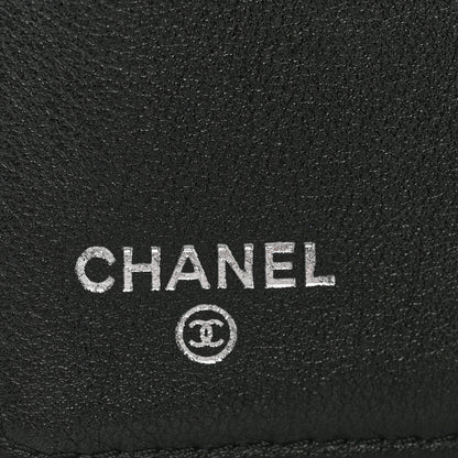 Chanel Patent Quilted Brilliant Yen Wallet Black 6 of 12