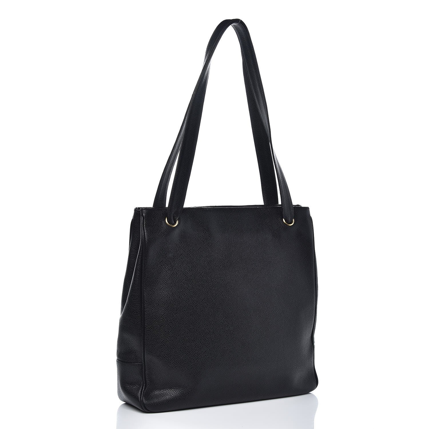 Chanel Caviar CC Tote Black 3 of 10