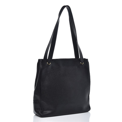 Chanel Caviar CC Tote Black 3 of 10