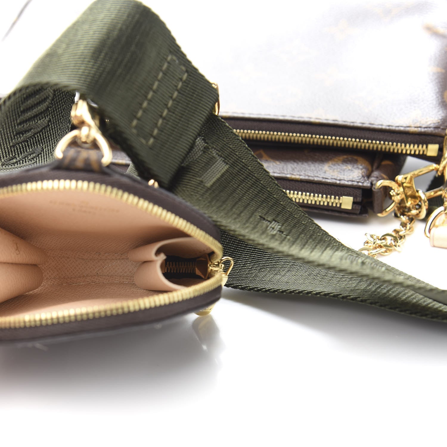 Louis Vuitton Monogram Multi Pochette Accessories Kaki 13 of 14
