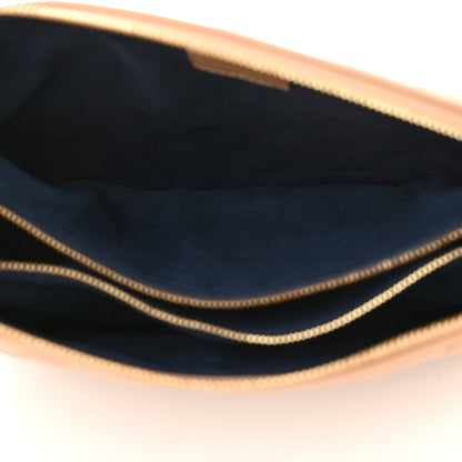 Louis Vuitton Lambskin Embossed Monogram Coussin PM Camel 5 of 11