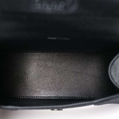 Balenciaga Strass Suede Hourglass Top Handle Bag XS Black 5 of 9
