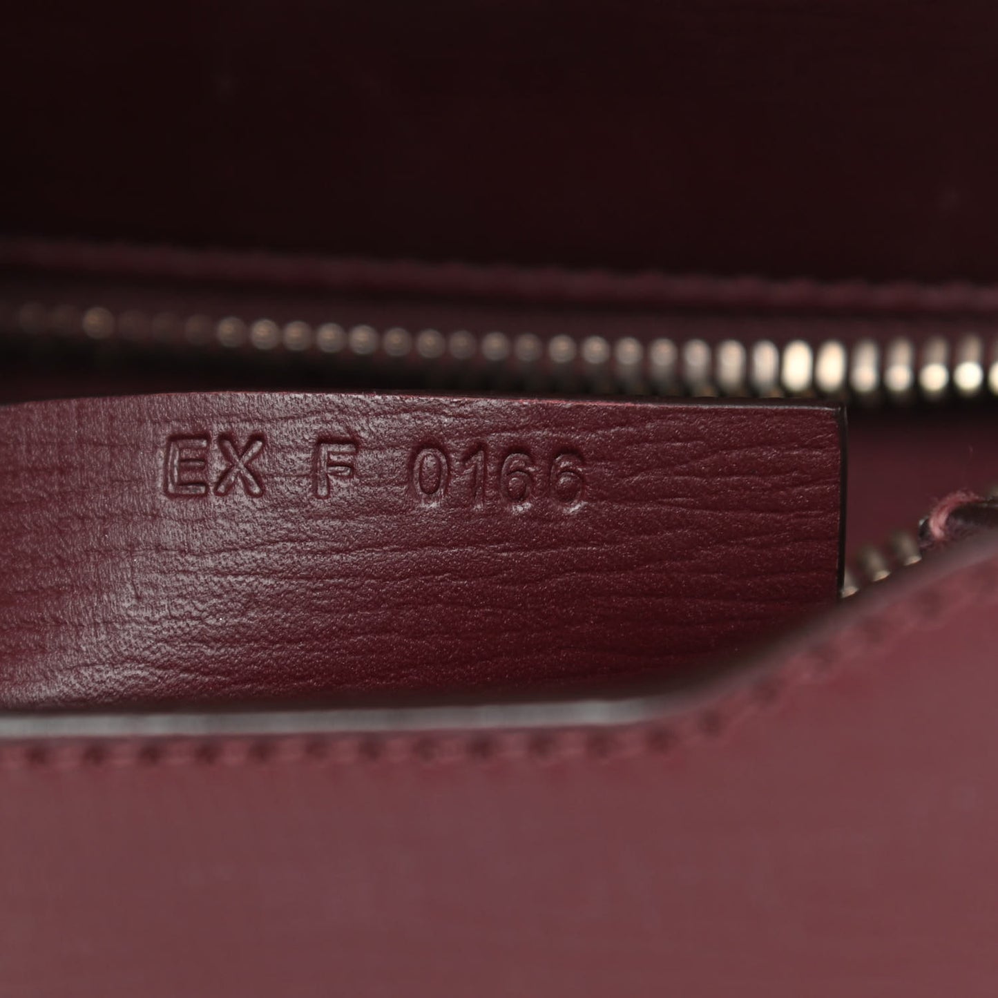 Textured Calfskin Mini Pandora Box Chain Crossbody Bag Oxblood