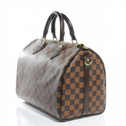 Louis Vuitton Damier Ebene Speedy Bandouliere 30 6 of 8