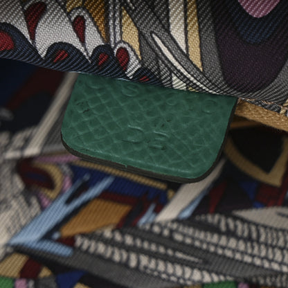 Hermes Epsom Silk'In Compact Wallet Vert Jade 7 of 8
