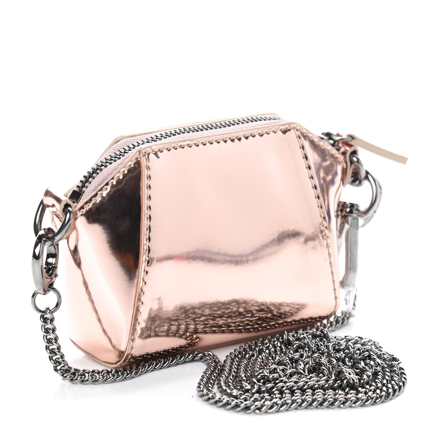 Metallic Baby Antigona Light Pink