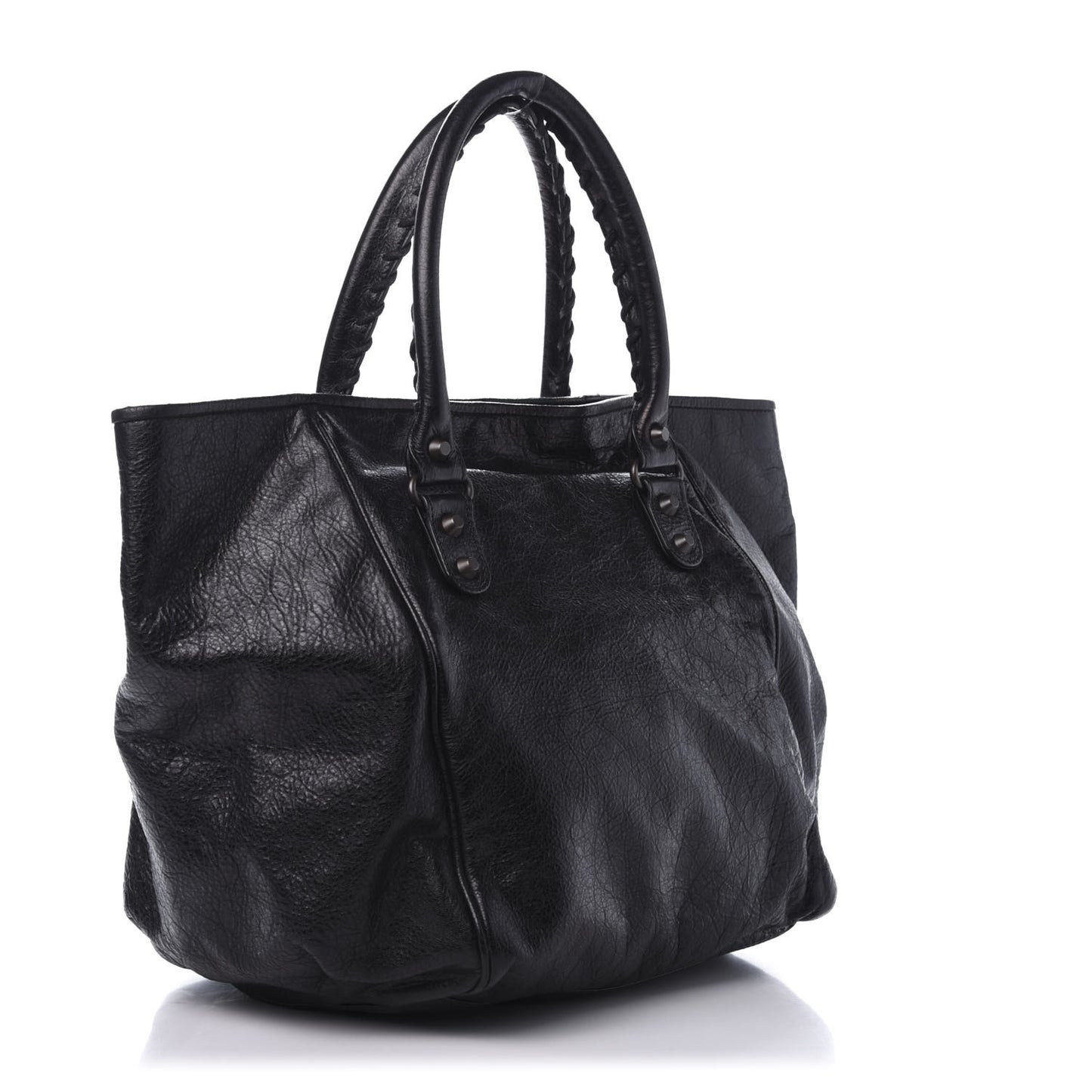 Agneau Classic Hardware S Sunday Tote Black