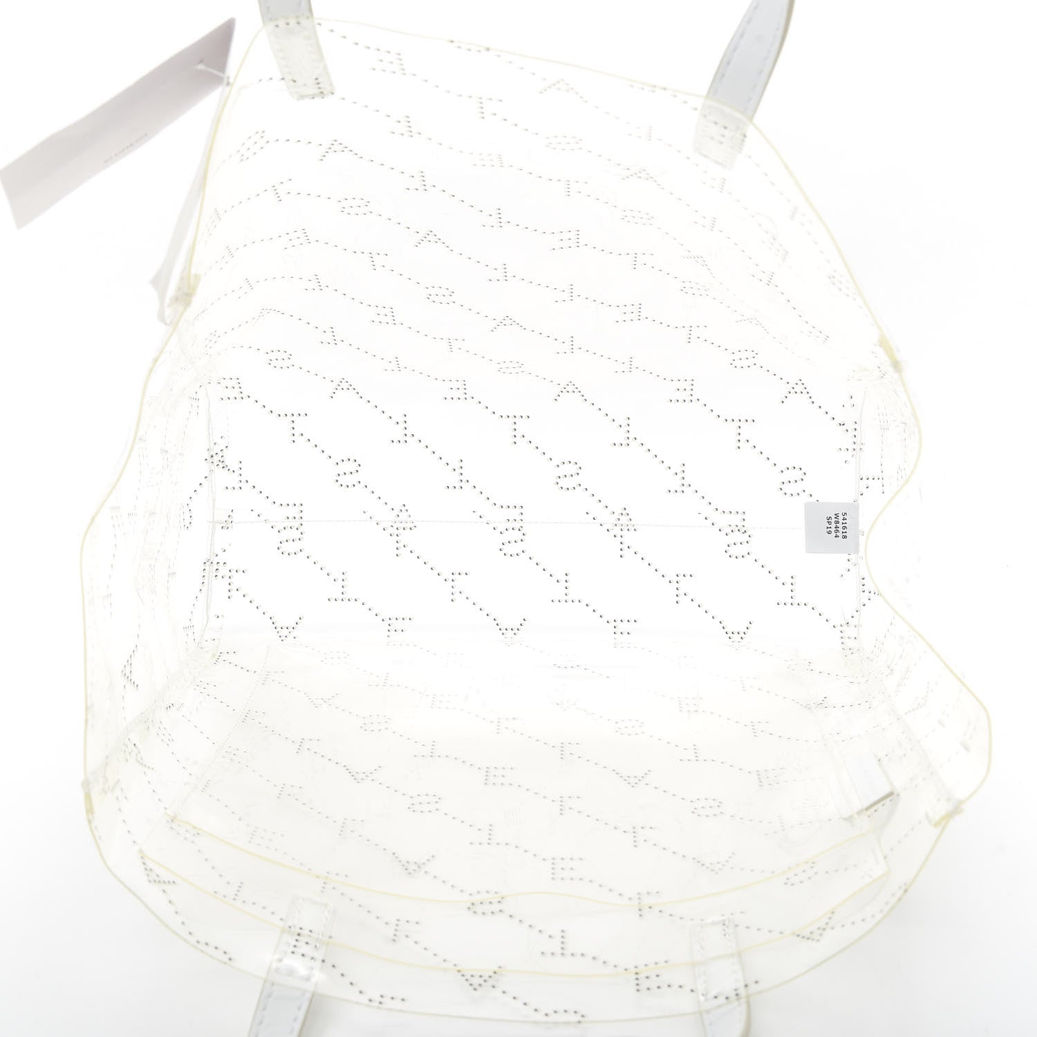 Stella McCartney PVC Monogram Small Tote White 5 of 11