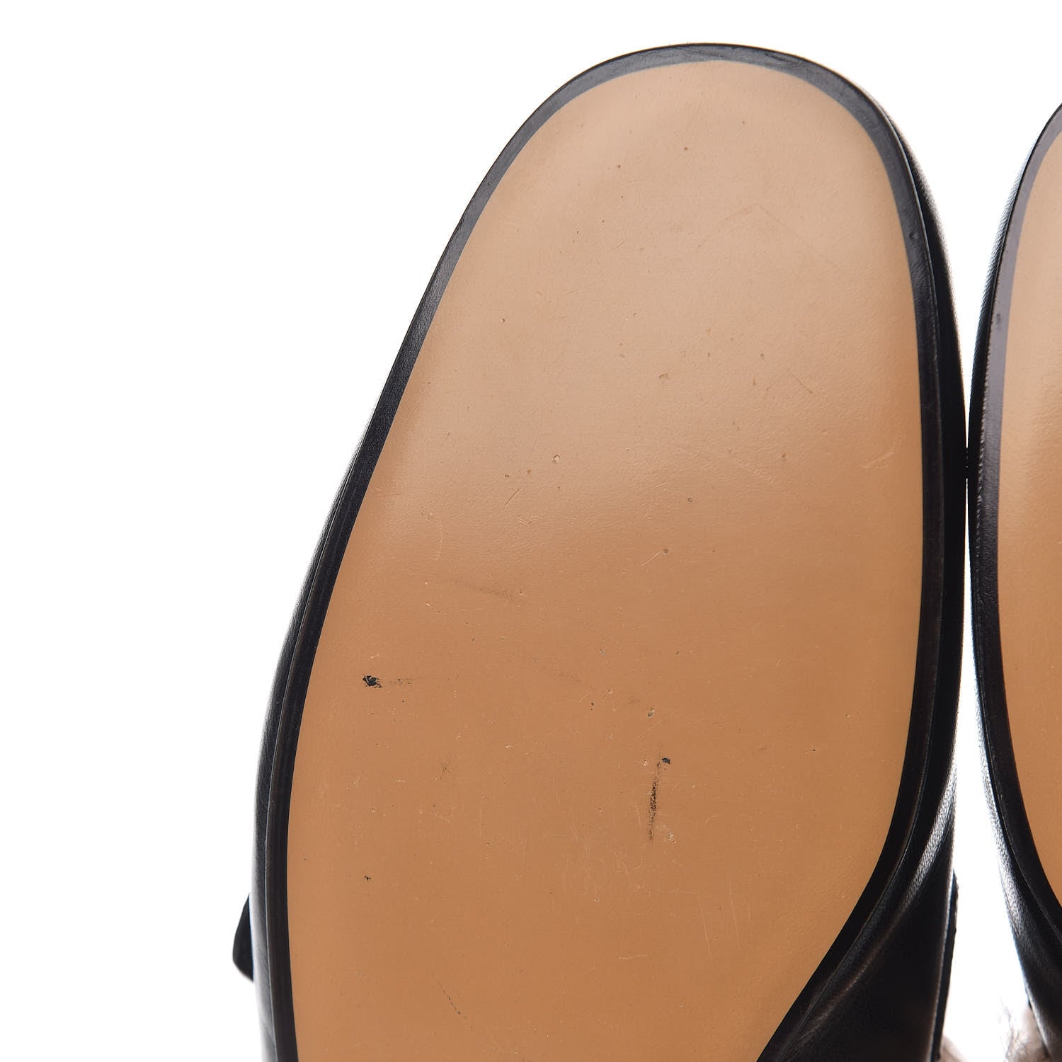 Gucci Goatskin Fur Web GG Mens Princetown Slippers 9 Cocoa 11 of 11
