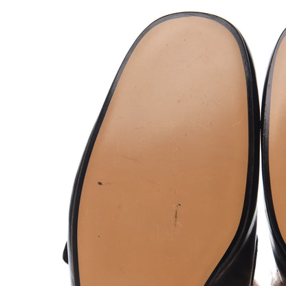 Gucci Goatskin Fur Web GG Mens Princetown Slippers 9 Cocoa 11 of 11