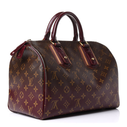 Louis Vuitton Monogram Mirage Speedy 30 Bordeaux 3 of 13