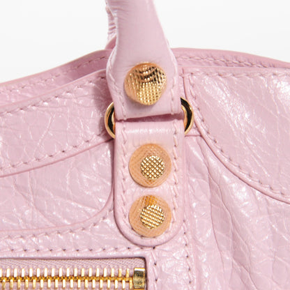 Balenciaga Agneau Giant 12 Gold Hardware Mini City Rose Poudre Rose Petunia 11 of 15
