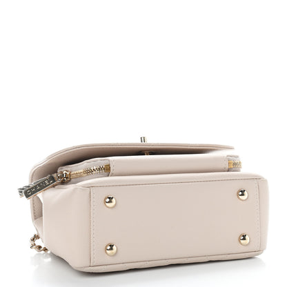 Chanel Caviar Quilted Small Business Affinity Flap Beige 3 of 8