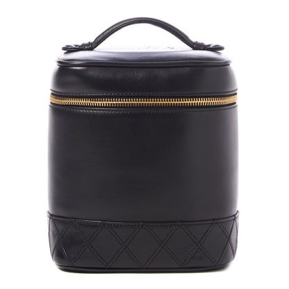 Chanel Lambskin Vanity Cosmetic Bag Black 1 of 9