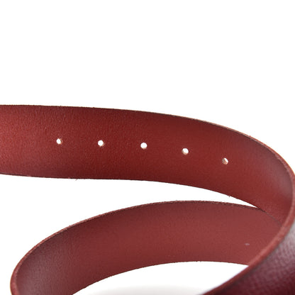 Gucci Cuoio Tusk Lavato Pearl Double G 40mm Belt 85 34 Romantic Cerise Cream 3 of 5
