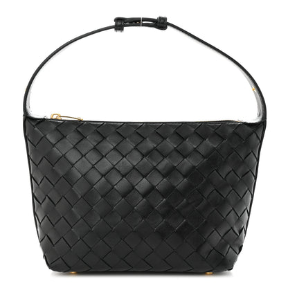 Bottega Veneta Calfskin Nappa Intrecciato Mini Wallace Black 1 of 10