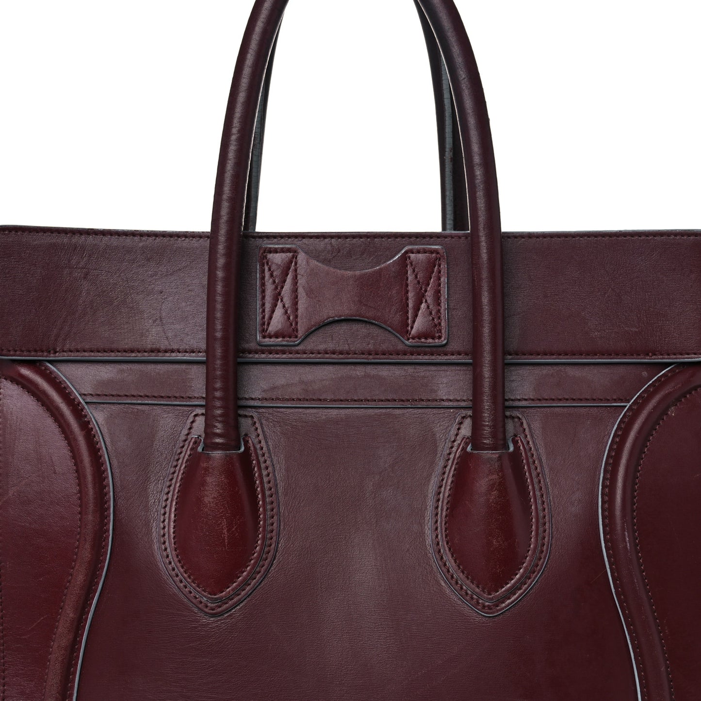 Palmelato Mini Luggage Burgundy Azur Blue