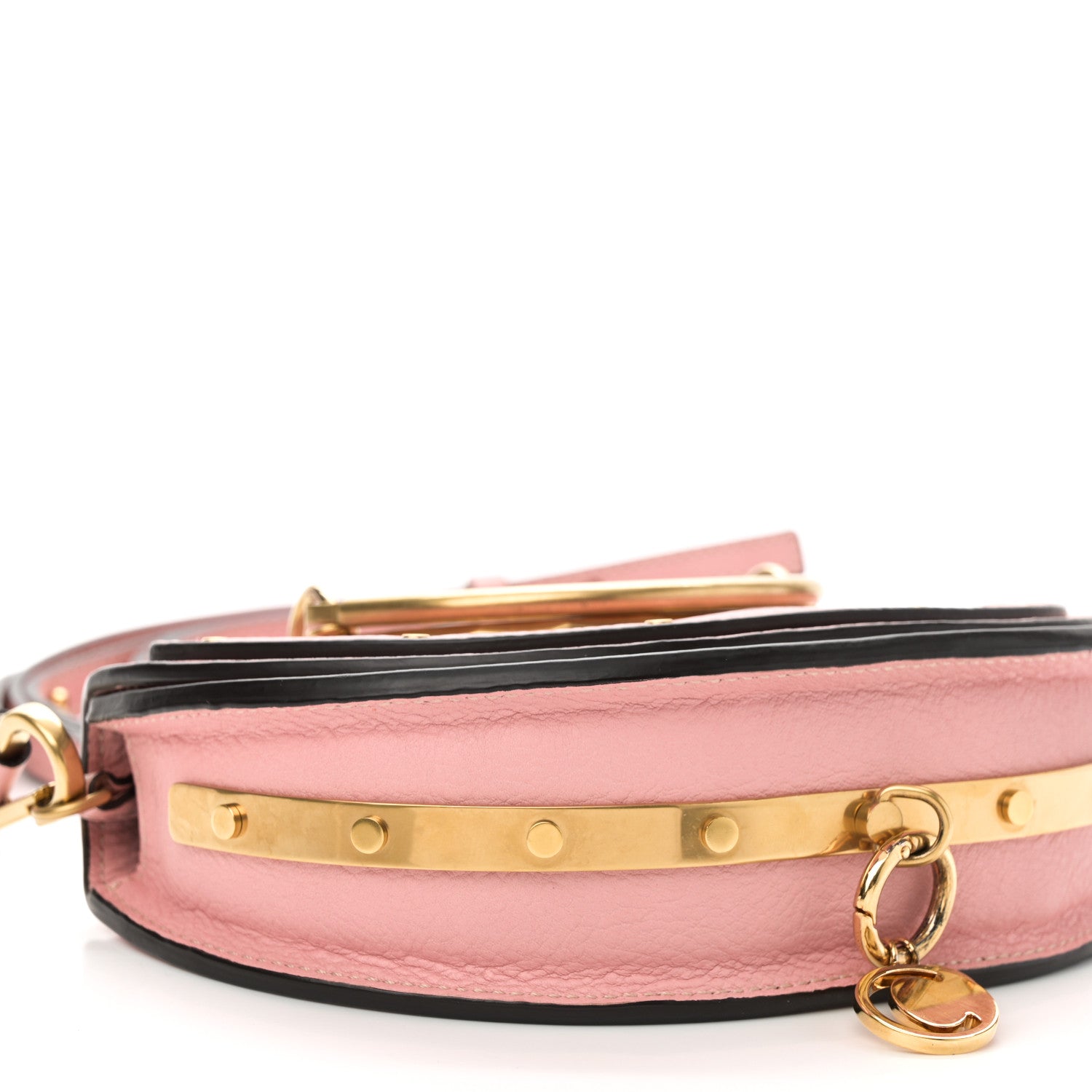 Chloe Calfskin Small Nile Bracelet Minaudiere Bag Washed Pink 8 of 9