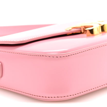 Celine Natural Calfskin Triomphe Shoulder Bag Rose 11 of 13
