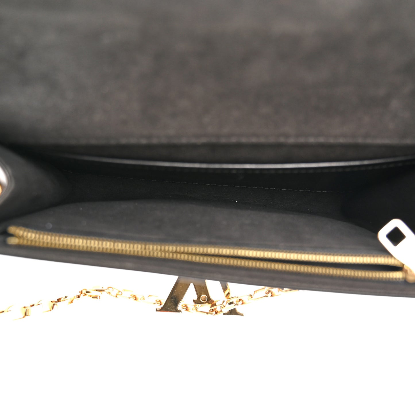 Calfskin Chain Louise MM Black