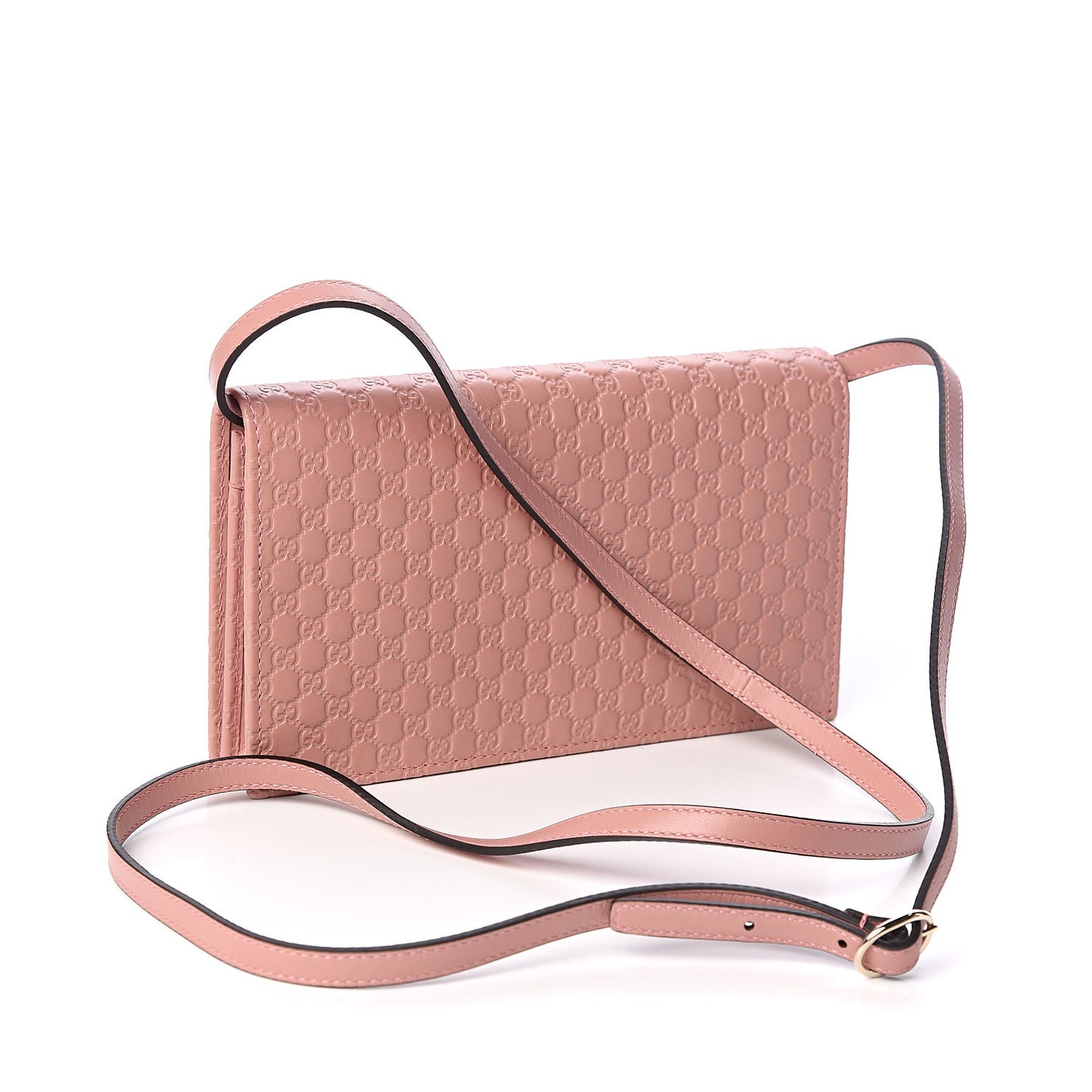 Microguccissima Crossbody Wallet Soft Pink