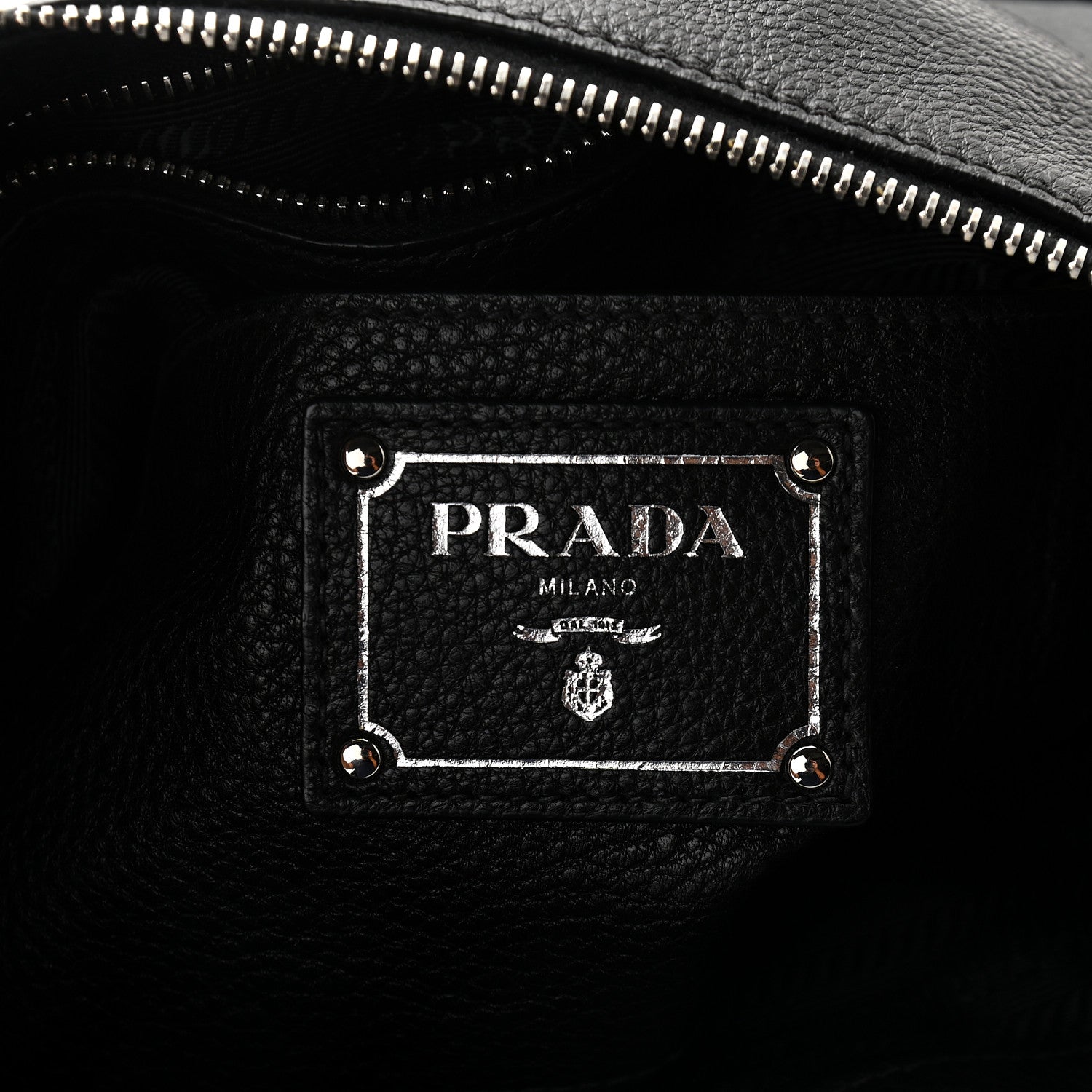 Prada Vitello Daino Hobo Black 5 of 8
