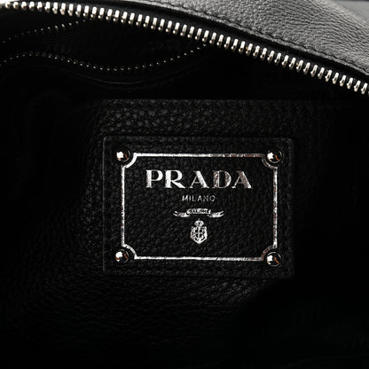 Prada Vitello Daino Hobo Black 5 of 8