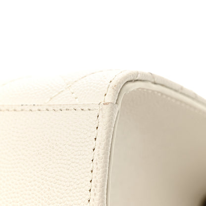 Saint Laurent Grain De Poudre Textured Mixed Matelasse Medium Triquilt Monogram Satchel Porcellana 16 of 18