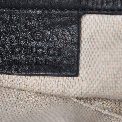 Gucci Pebbled Calfskin Medium Soho Chain Hobo Black 6 of 14