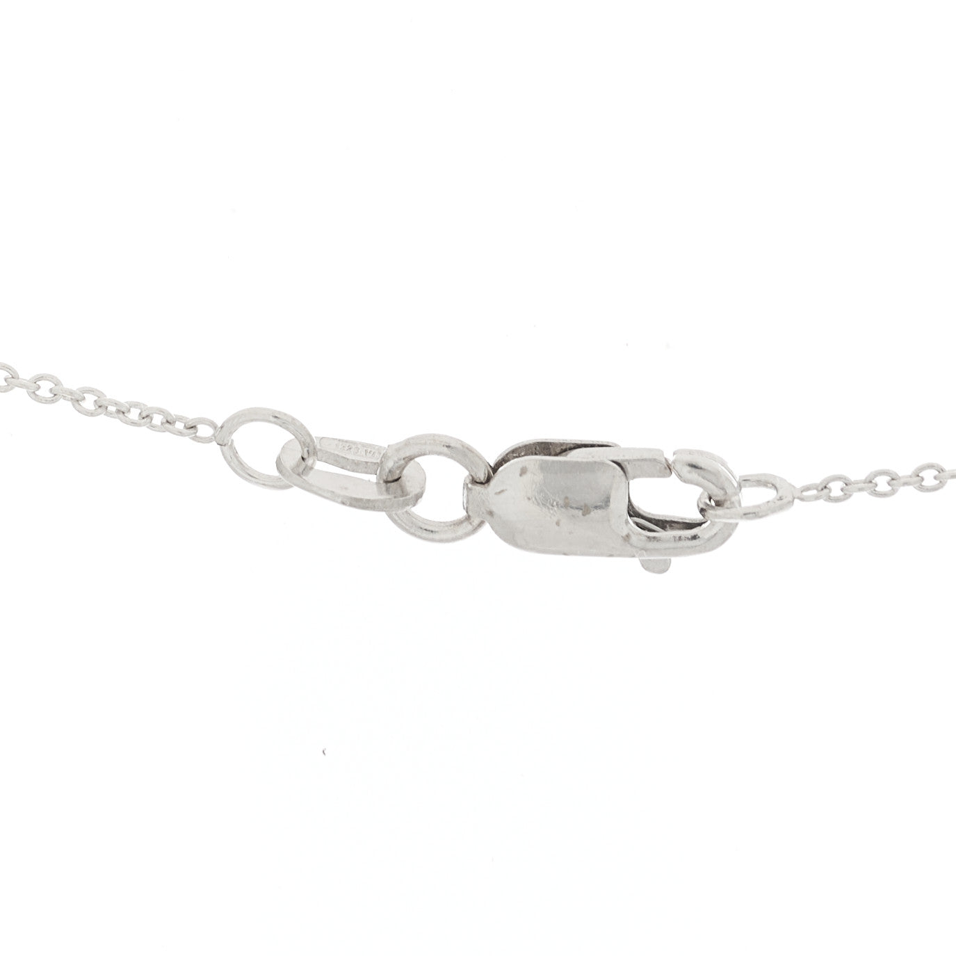 Roberto Coin 18K White Gold Diamond Tiny Treasures Key Pendant Necklace 4 of 6