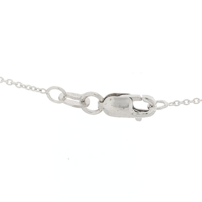 Roberto Coin 18K White Gold Diamond Tiny Treasures Key Pendant Necklace 4 of 6